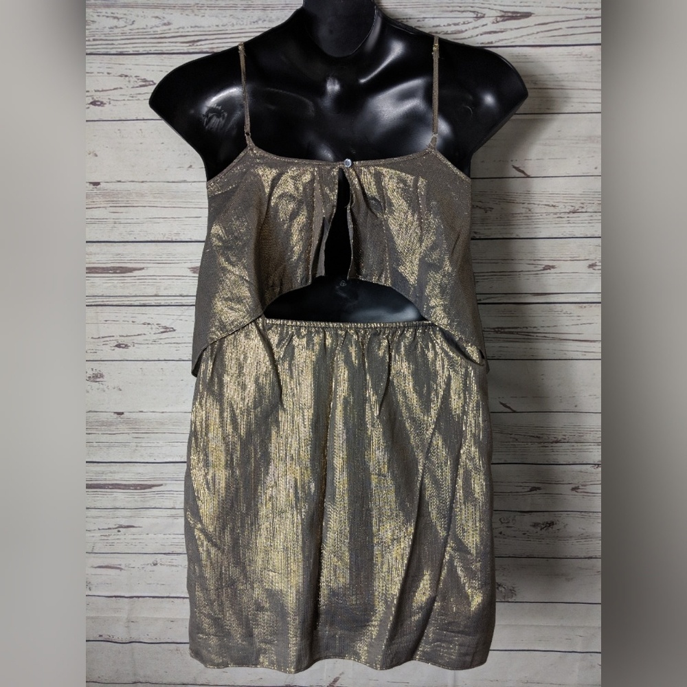 Elizabeth and James XS Gold Brenna Tank Dress - Picture 8 of 8